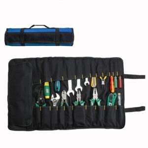 37-Pocket Multi-functional Tool Bag: Portable, Rolling, Screwdriver Key, Blue"
"Torba na narzędzia wielofunkcyjna z 37 kieszeniami: przenośna, na rolkach, klucz do śrubokręta, niebieska