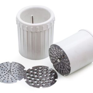 Stół Multi Trater Tredoni - Rozdrabniacz do czekolady, krajalnica do czosnku i warzyw (biały) - kompleksowe narzędzie kuchenne