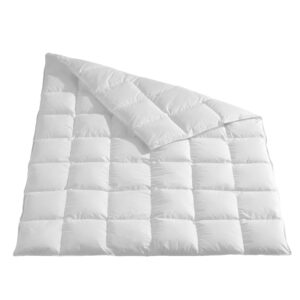 Kołdra puchowa Häussling Home 200x220 cm | Całoroczna, 90% puch, antyalergiczna, made in Germany
