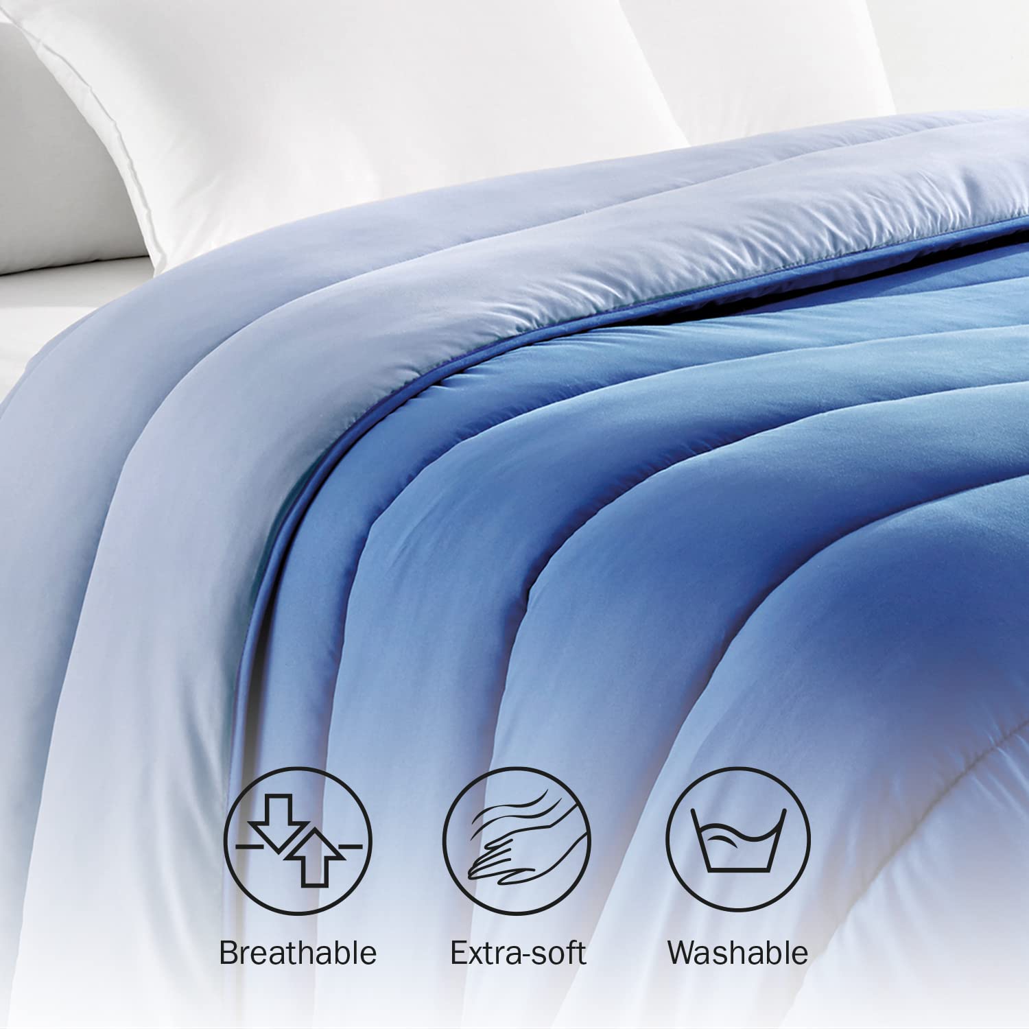 Pikolin Home - Kołdra dwustronna 300 g - dwukolorowe wypełnienie nordy - obrazek 2