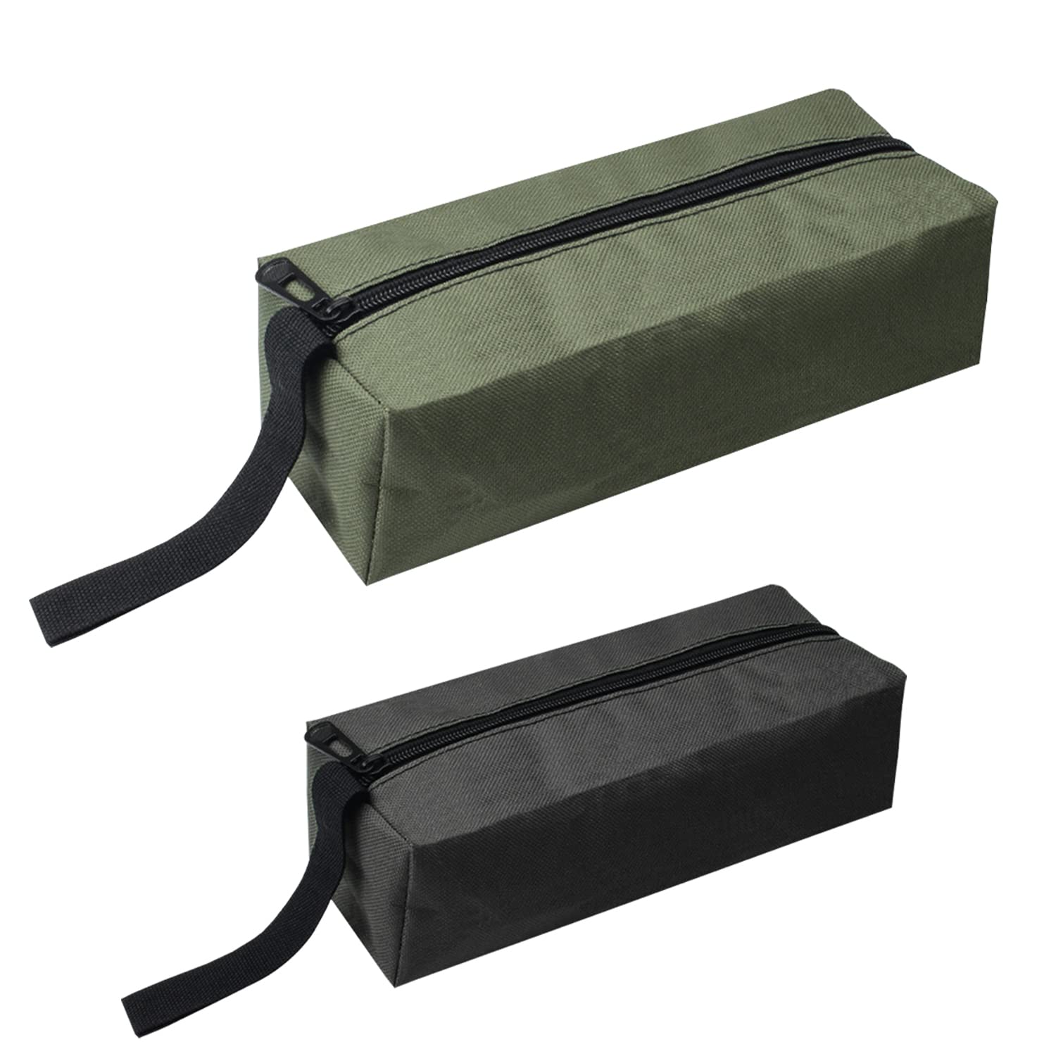 2 zestawy narzędzi z wodoszczelnymi torbami do przechowywania narzędzi (czarna zielona)