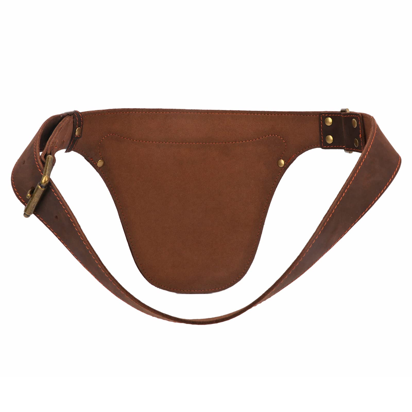 TOURBON skórzana torba na narzędzia ogrodowe, regulowany pas roboczy, - obrazek 7