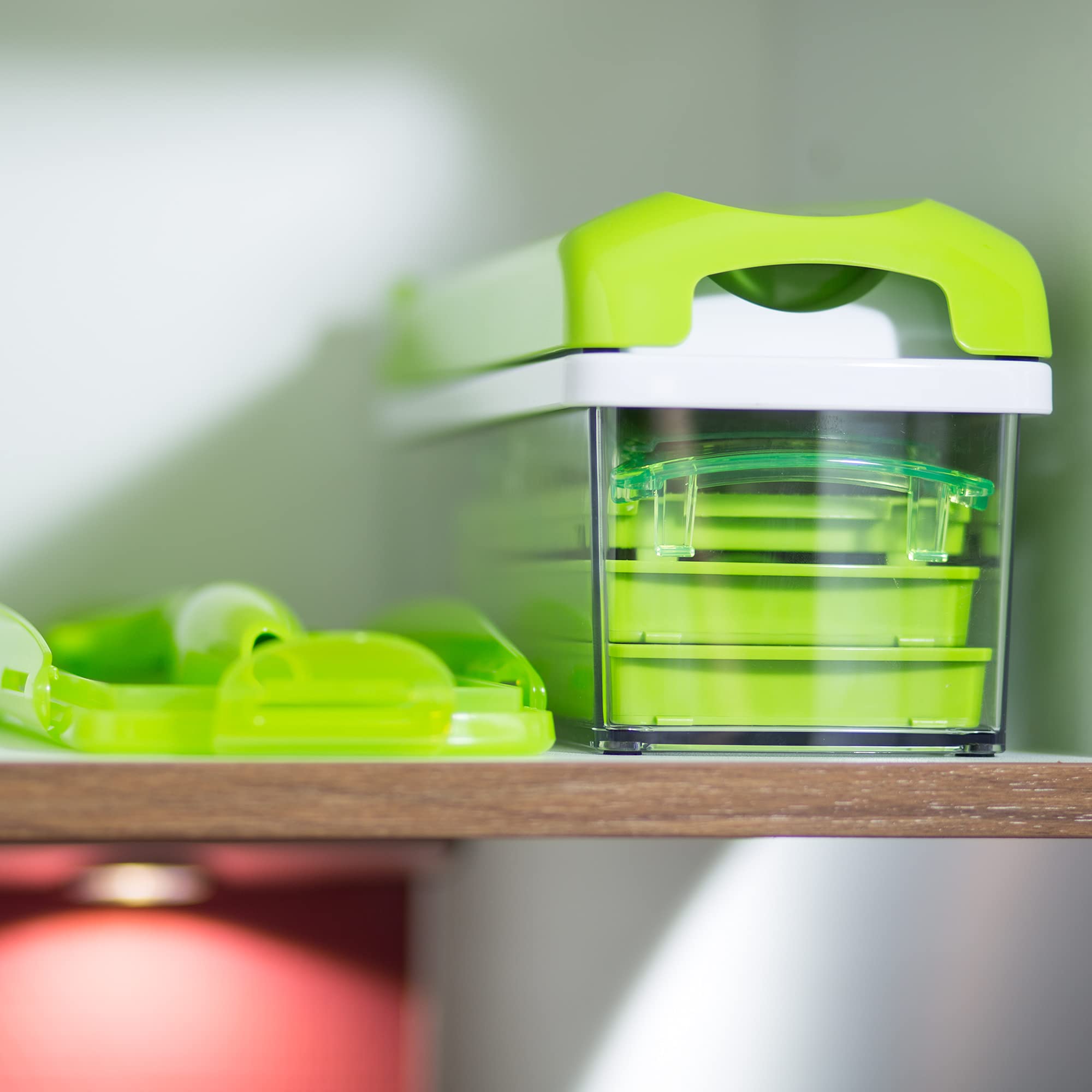 Genius Nicer Dicer Plus | 18 części | kiwi | uniwersalna krajalnica | - obrazek 3