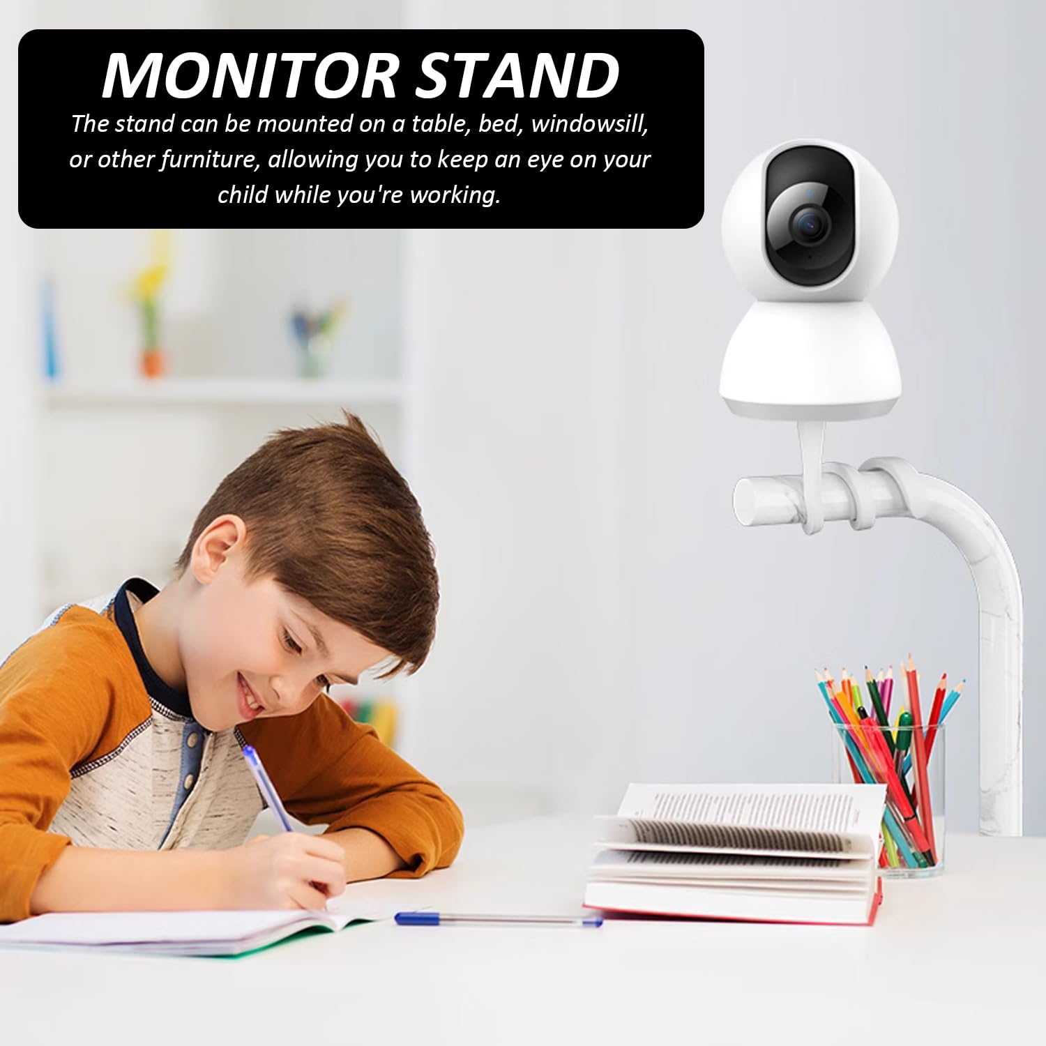 1 uchwyt do elektronicznej niani, śruba 1/4, stojak na kamerę, uchwyt - obrazek 2