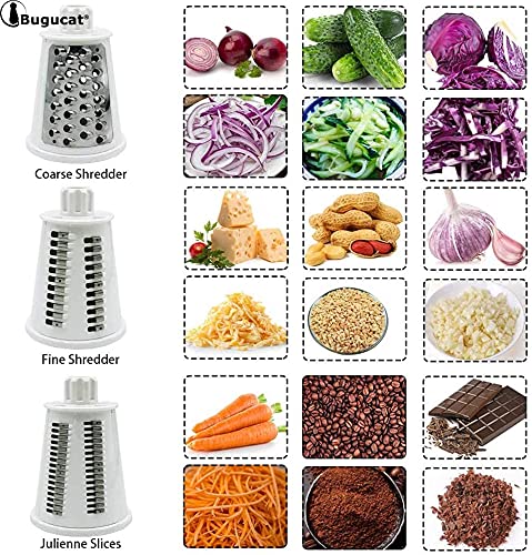 Ręczna krajalnica do warzyw z 5 ostrzami ze stali nierdzewnej - idealna pomoc kuchenna do krojenia warzyw, sera, ziemniaków i owoców - obrazek 5