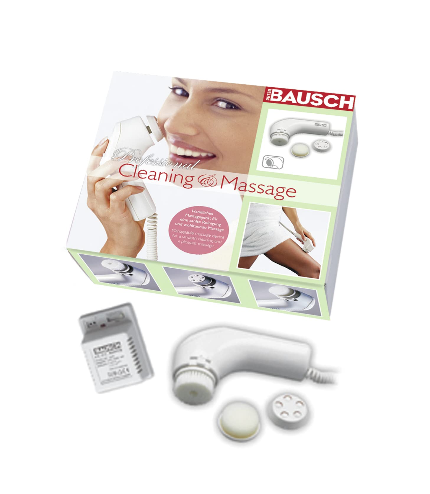 BAUSCH 0340T urządzenie do masażu twarzy, w zestawie szczotka do twarz