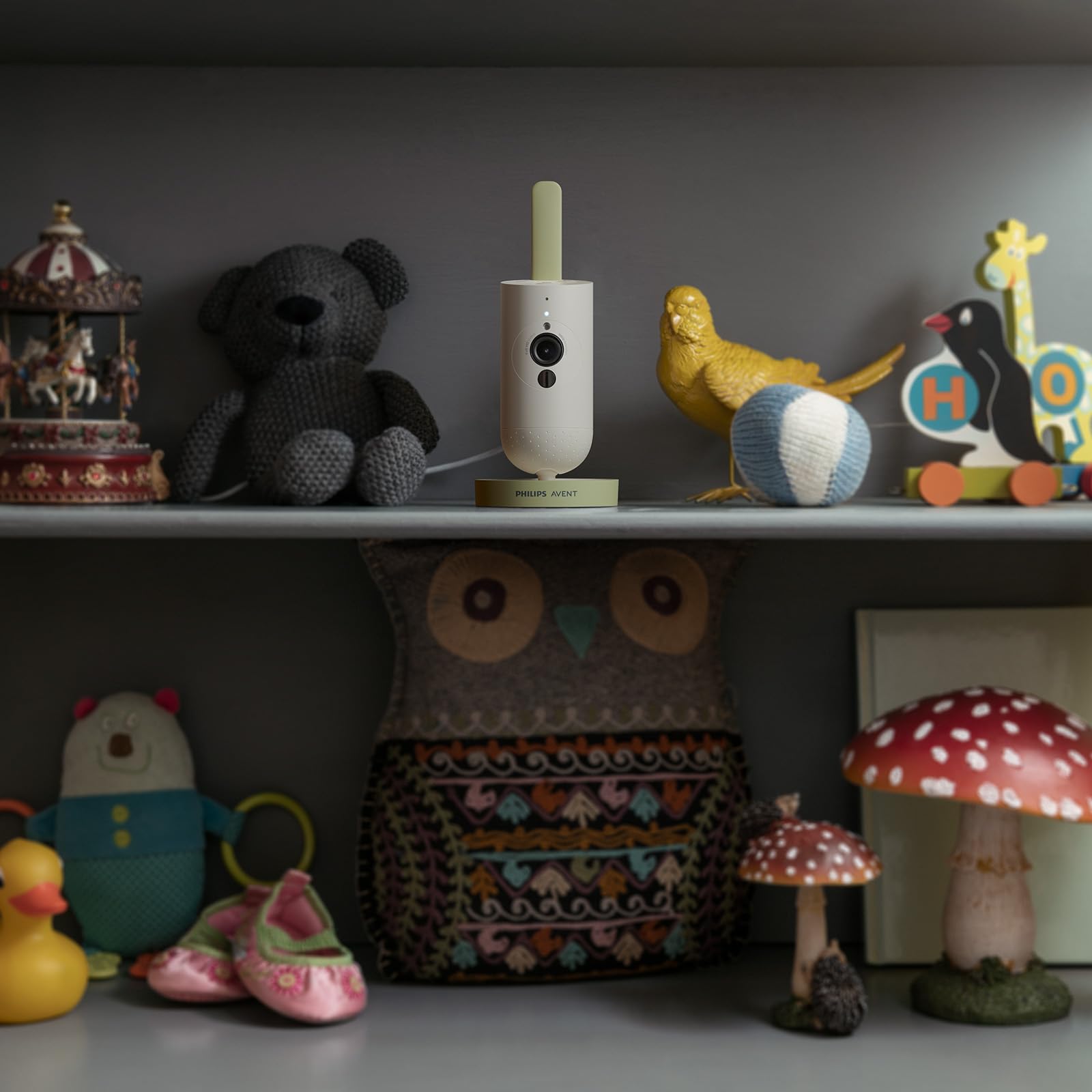 Philips SCD643/26 Elektroniczna Niania, Szary/Zielony, 24 x 10 x 8 cm - obrazek 2