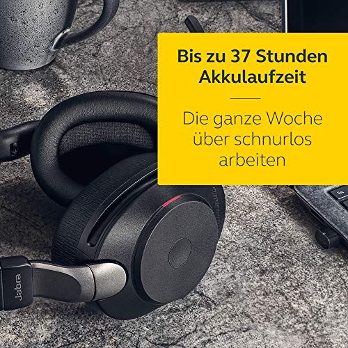 Jabra Bezprzewodowy zestaw słuchawkowy Evolve2 85 z redukcją szumów sł - obrazek 4
