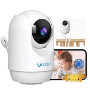 Kamera wideo do monitorowania niemowląt z funkcją WiFi, Alexą i noktowizorem