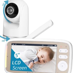 Zawaer Elektroniczna niania z kamerą 5" 720p HD, kamera wideo i audio