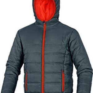 Kurtka pikowana Deltaplus DOONGRTM poliamidowa szaro-pomarańczowa rozmiar M - lekka, wytrzymała i stylowa