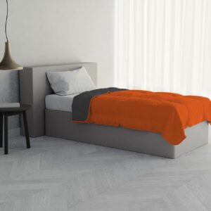 Luksusowa pościel włoska z mikrofibry antykurzowej w kolorze jasnoszarym - idealna na lato!