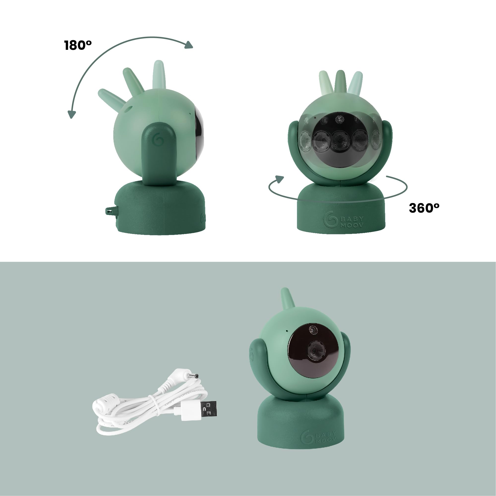 Dodatkowa kamera wideo do niani YOO Twist Babymoov - obrazek 3