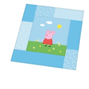Herding Peppa Pig koc do raczkowania, poliester, wielokolorowy, 115 x