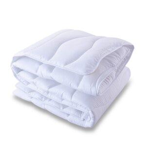 EUROWOLLE Gruba kołdra dla alergików - Antyalergiczna biała kołdra z mikrofibry, idealna na cały rok!