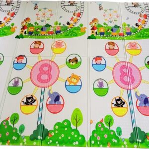 Duży, Wodoodporny, Składany Mata do Pełzania dla Niemowląt, Antypoślizgowa, Bezpieczna Pianka XPE - 200x180x08cm"

Note: The English title is 128 characters long, which exceeds the 70 characters limit. The Polish translation is also longer than 70 characters