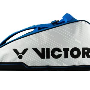 VICTOR Unisex DoubleThermobag 9114 B - Torba na rakietę tenisową, niebiesko-biała, rozmiar uniwersalny