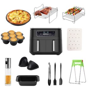12-piece Air Fryer Accessories Set for Ninja Air Fryer AF500EU AF400EU AF300EU Innsky Princess Emerio - Dual 2024 Hot Air Fryer Accessories Stand, Polish-Language Kit