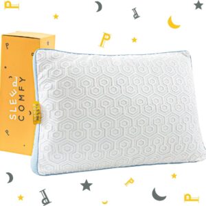 SLEEP COMFY Luksusowa poduszka podpierająca kark, poduszka z pianki z