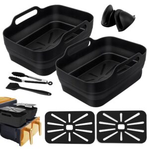 Forma silikonowa do frytek na gorące powietrze - zestaw 8 sztuk, kompatybilny z AF400EU