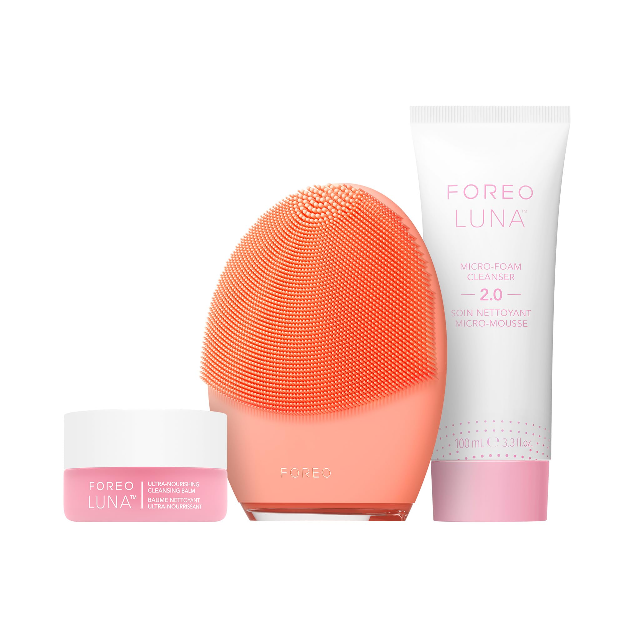 FOREO Clean Balance Luna 4 zestaw szczoteczek do oczyszczania twarzy d