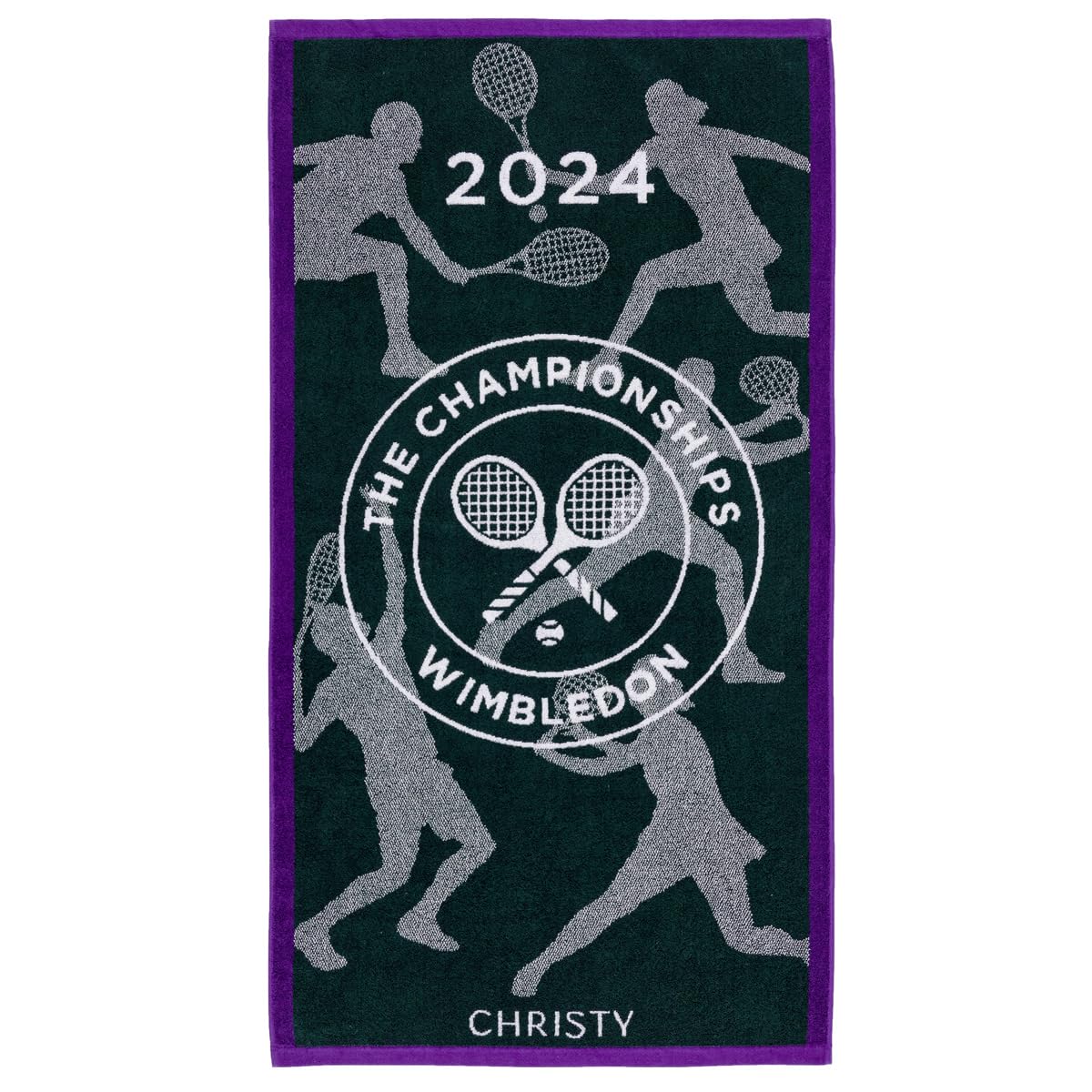 Ręcznik tenisowy męski Wimbledon 2024 na korcie Christy - wyjątkowa jakość i styl - obrazek 2