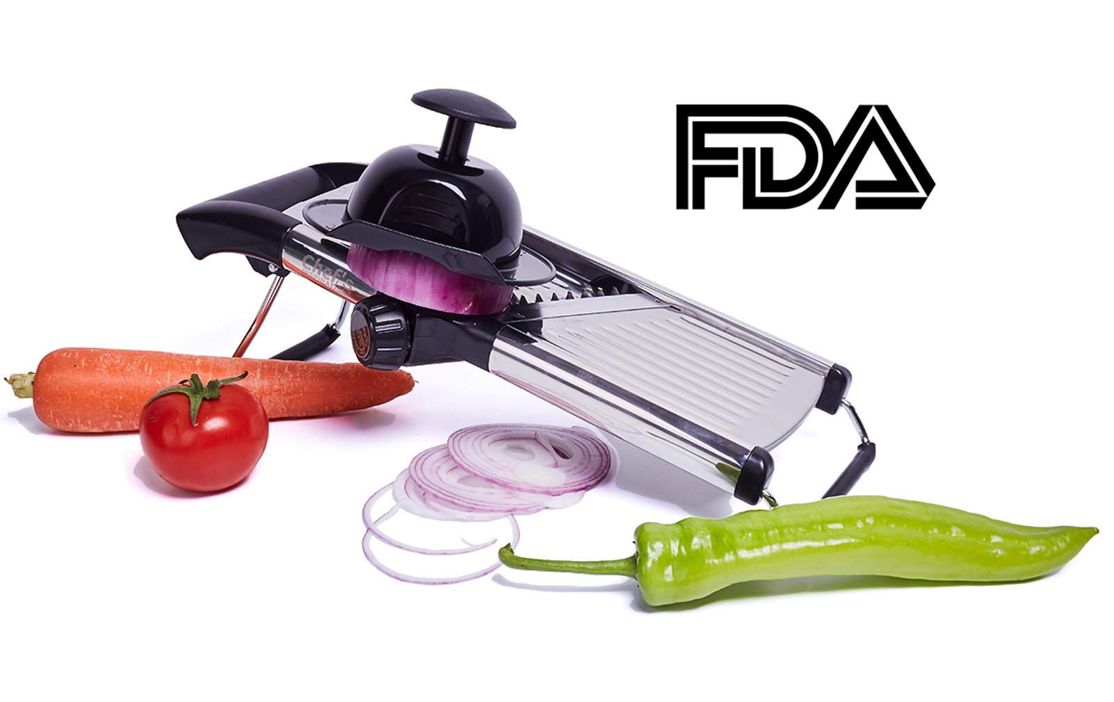 Chef's Inspirations Szatkownica do warzyw Mandoline do krojenia warzyw - obrazek 4