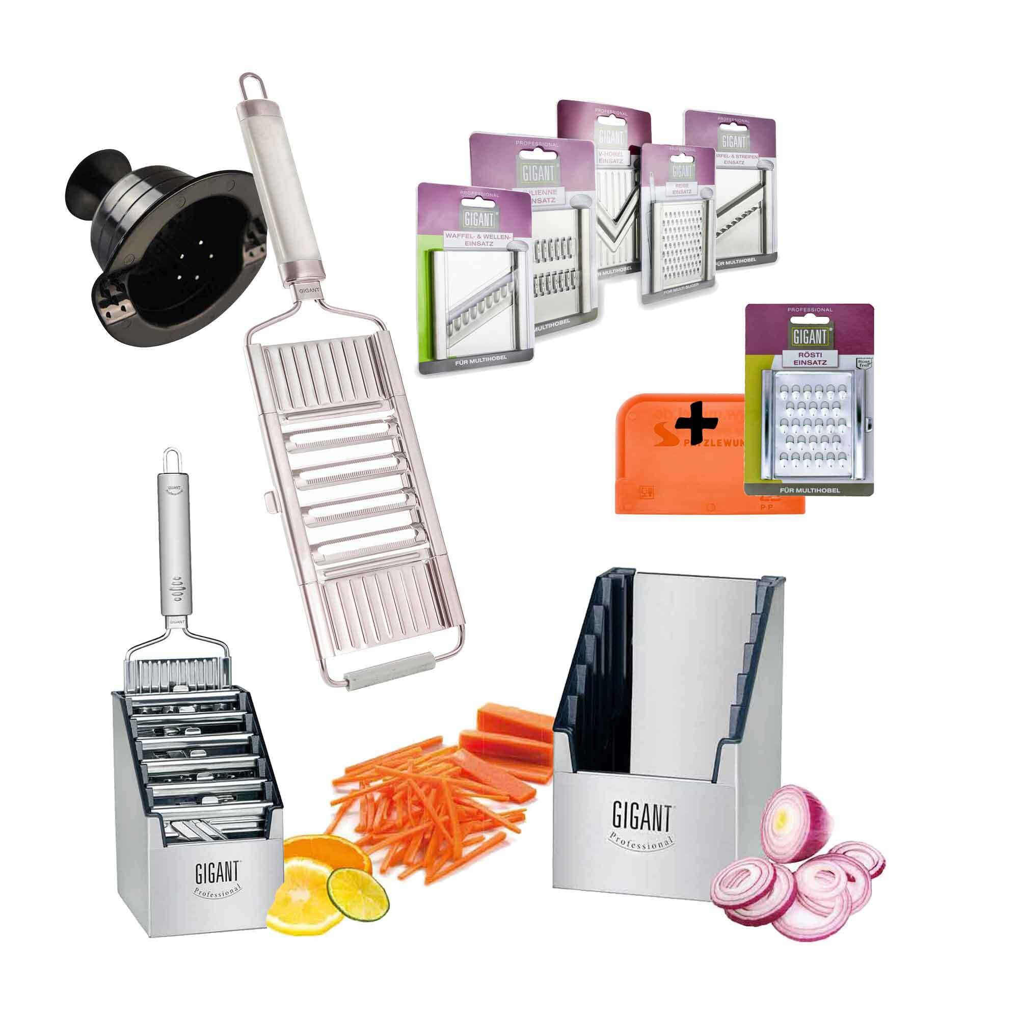 Gigant 4-częściowa szatkownica do warzyw z pudełkiem wielofunkcyjnym i