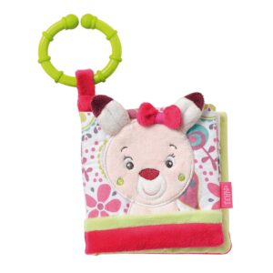 Książka-Zabawka Fehn dla Niemowląt z Zwierzętami, Piskiem, Szelestem i Lustrem