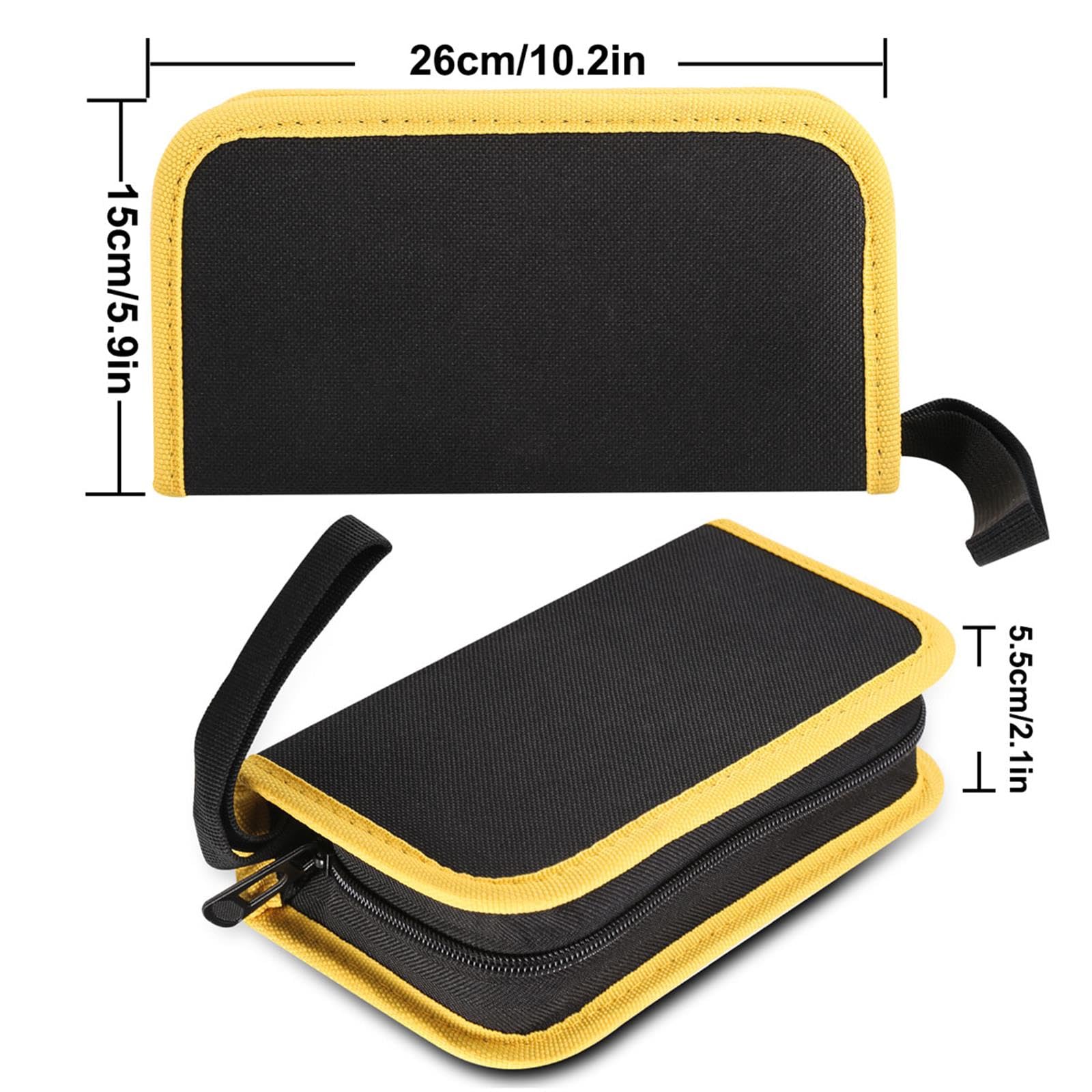 Przenośna torba narzędziowa YULIN SUN - wielofunkcyjne zestawy narzędzi, 600D Oxford, 20 kieszeni, średni rozmiar - obrazek 2