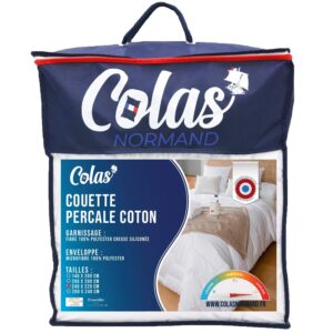 Luksusowy pikowany koc z perkalowej bawełny - idealny na chłodne wieczory!