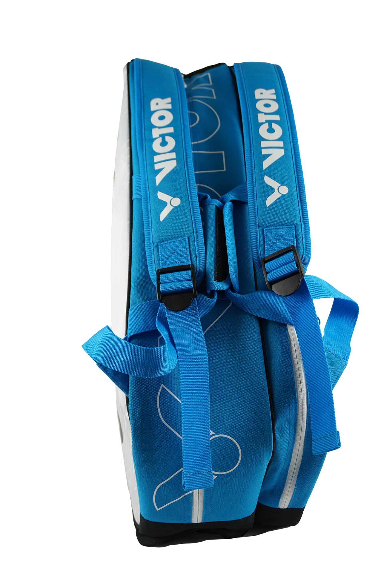 VICTOR Unisex DoubleThermobag 9114 B - Torba na rakietę tenisową, niebiesko-biała, rozmiar uniwersalny - obrazek 7