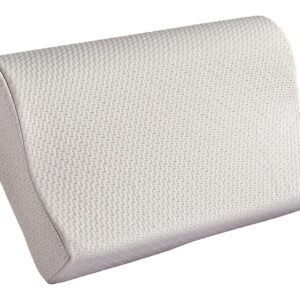 Komfortec Ortopedyczna poduszka do spania 50 x 30 x 10 cm poduszka podpierająca kark poduszka z pianki Visco z pamięcią kształtu dla osób śpiących na boku i plecach mała i średnia