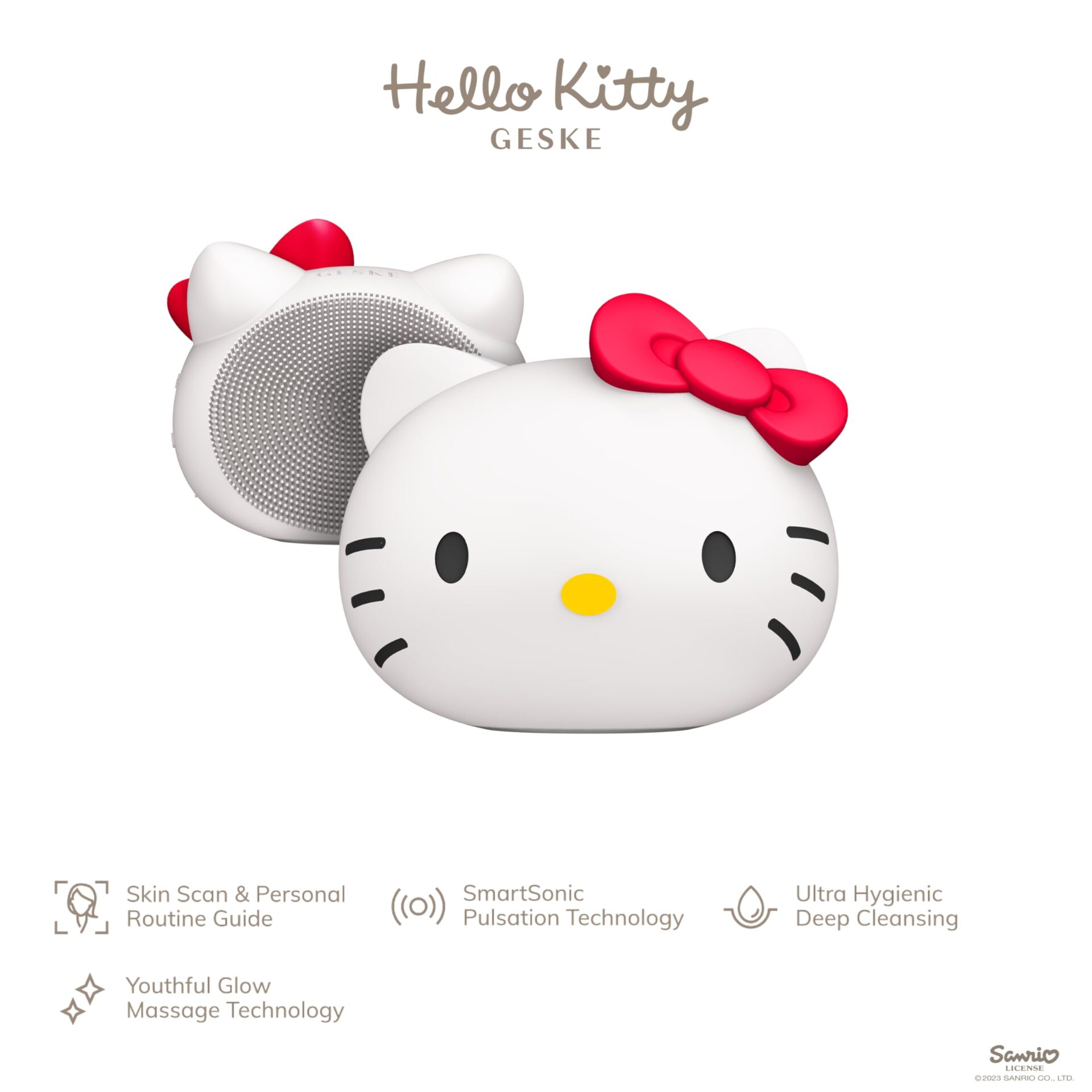 GESKE x Hello Kitty | Soniczna szczoteczka do twarzy SmartAppGuided™ | - obrazek 6