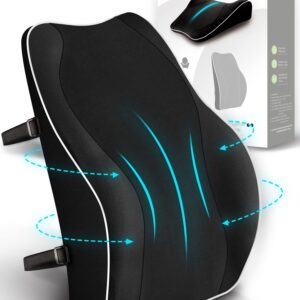 TRAVEL EASE Ergonomiczna Poduszka Lędźwiowa, Podparcie Pleców z Pianki