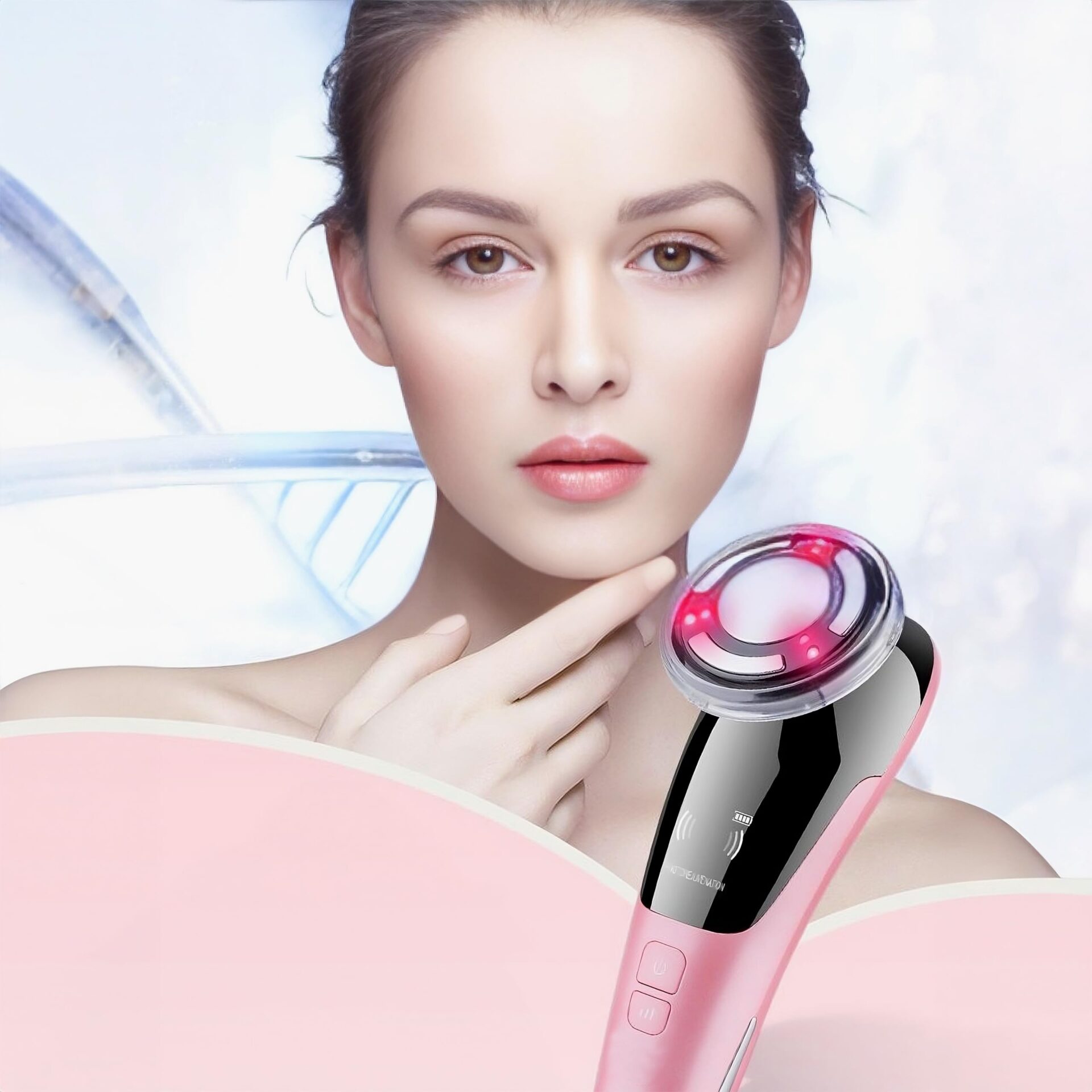 Elektroniczna szczoteczka do oczyszczania twarzy Retoo z ładowaniem USB 1000MA, wodoszczelna, ultradźwiękowa - idealna do głębokiego oczyszczania i peelingu skóry, odpowiednia dla każdego rodzaju cery - obrazek 4