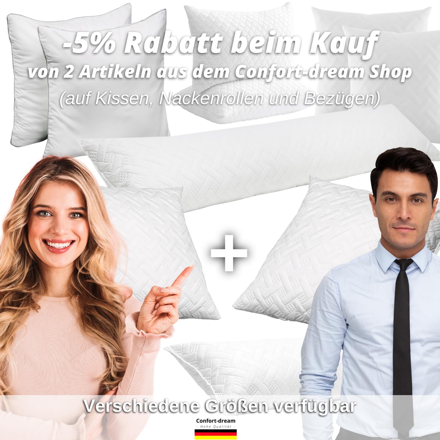 Poduszka Ortopedyczna Na Ból Szyi i Barku i Pleców Z Pamięcią Foam 60x60 cm Poduszka Ortopedyczna Do Spania Antyzmarszczkowa Dekoracyjna Czytania Klin Poduszka Ergonomiczna Szyja Ipad termoelastyczna - obrazek 3