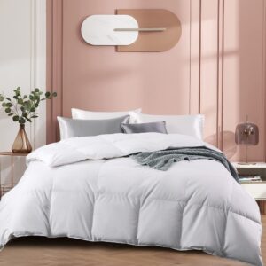 Luksusowa kołdra Puredown 4 pory roku 135x200 cm - 60% puch, 100% bawełna, białe gęsie pióra
