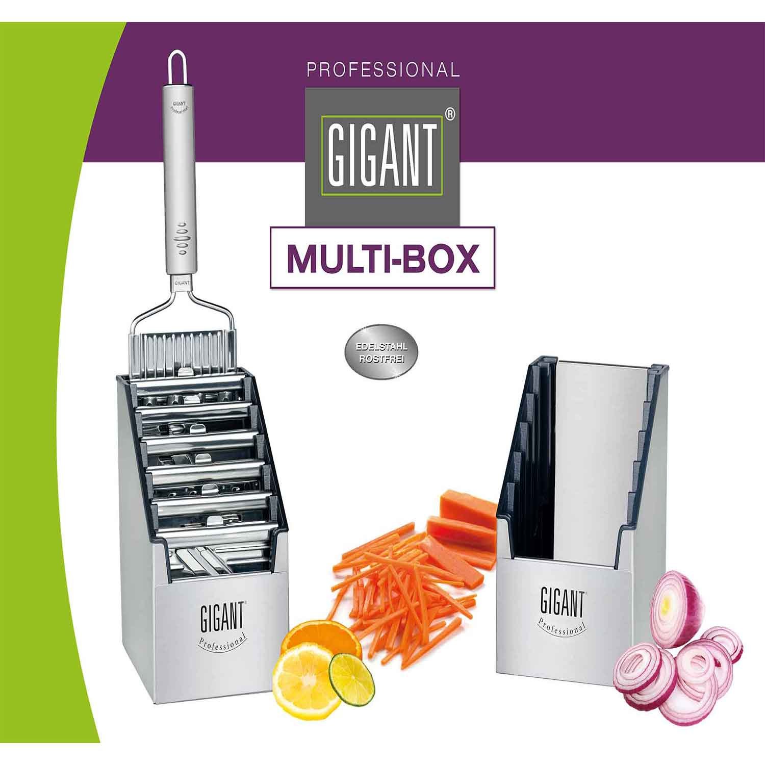 Gigant 4-częściowa szatkownica do warzyw z pudełkiem wielofunkcyjnym i - obrazek 5