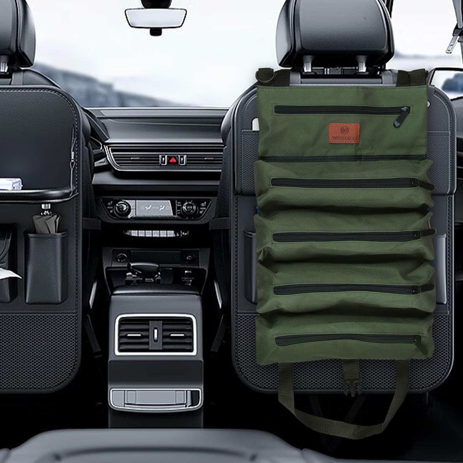 Torba na narzędzia, płócienna torba na klucze, wielofunkcyjna torba na - obrazek 3