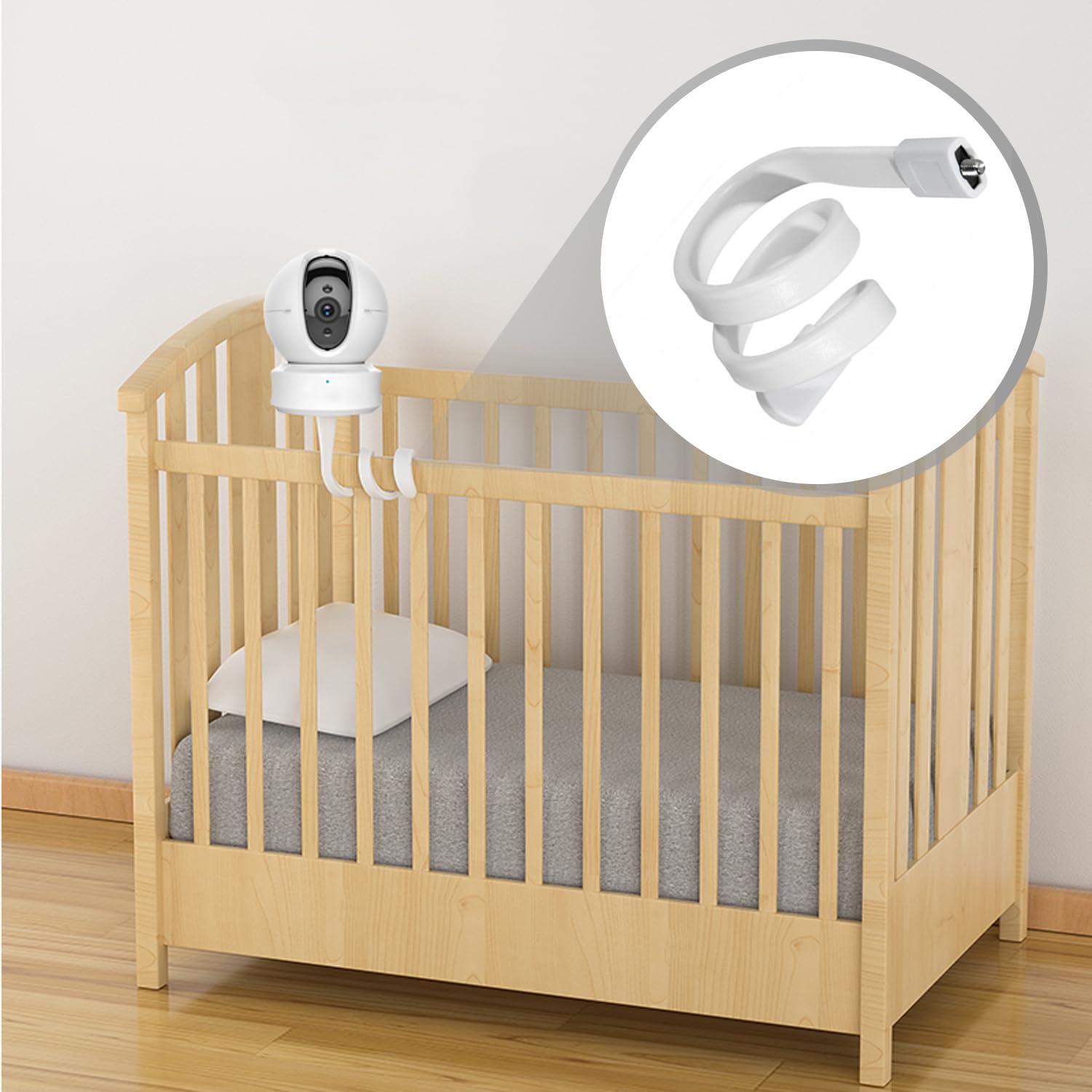 1 uchwyt do elektronicznej niani, śruba 1/4, stojak na kamerę, uchwyt - obrazek 3