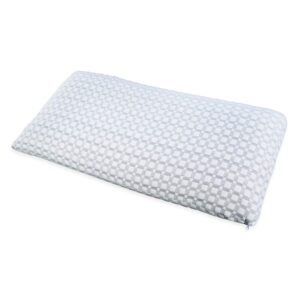 Abakuhaus Ortopedyczna poduszka Visco z pianki z pamięcią kształtu doskonała jakość zapobiegająca migrenom i chrapaniu dla mięśni karku zimna pianka Visco żelowa z pamięcią kształtu