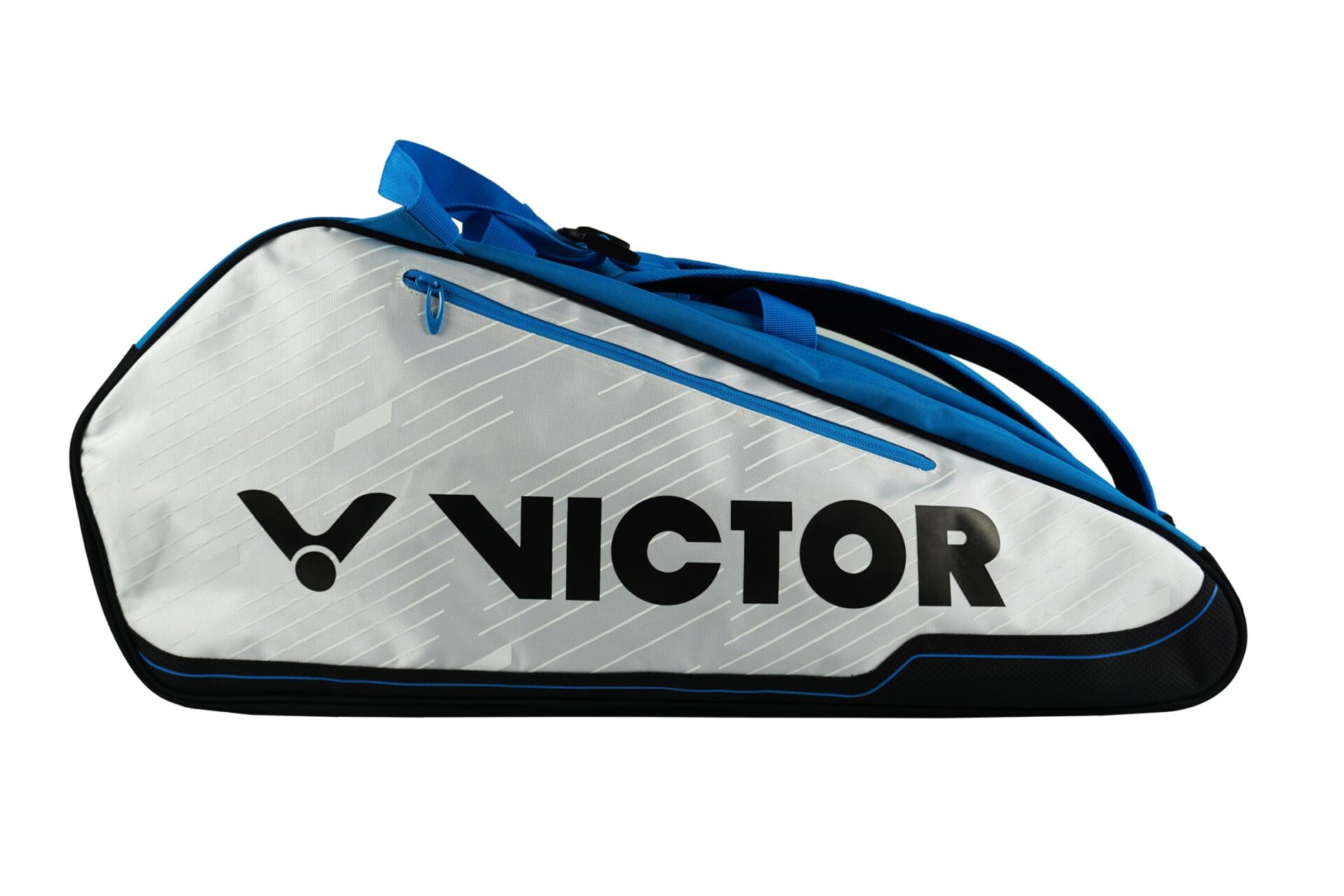 VICTOR Unisex DoubleThermobag 9114 B - Torba na rakietę tenisową, niebiesko-biała, rozmiar uniwersalny - obrazek 6