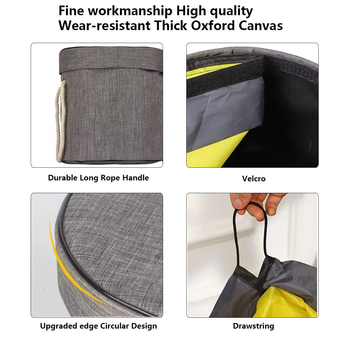 3-w-1: Mata do Zabawy, Torba na Zabawki, Dywan do Raczkowania - Wygoda i Łatwość - obrazek 4