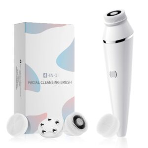 Electric Waterproof Facial Cleansing Brush with 3 Speeds, Rotating Face Brush Set with 4 Brush Heads for Gentle Exfoliation, Deep Cleansing, and Facial Massage

Elektryczna wodoodporna szczotka do czyszczenia twarzy z 3 prędkościami, zestaw obrotowych pędzli do twarzy z 4 głowicami do delikatnego złuszczania, głębokiego oczyszczania i masażu twarzy