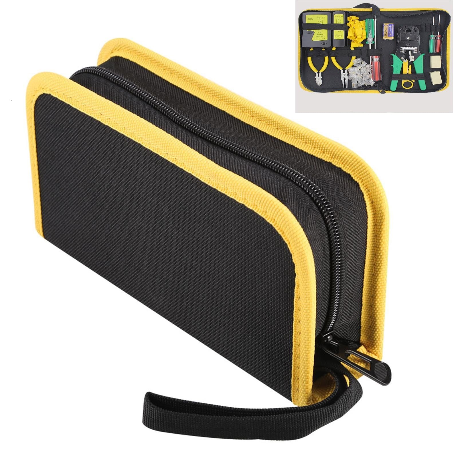 Przenośna torba narzędziowa YULIN SUN - wielofunkcyjne zestawy narzędzi, 600D Oxford, 20 kieszeni, średni rozmiar
