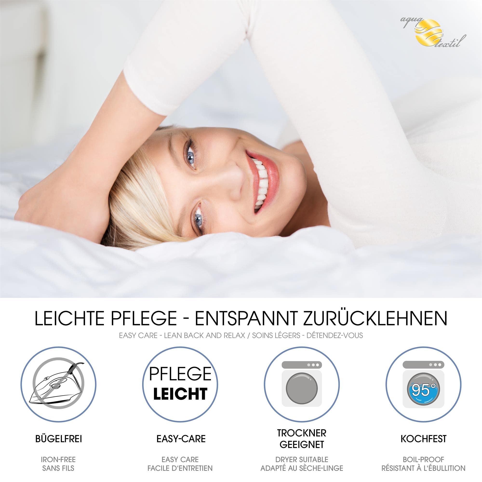 Lekka letnia kołdra Soft Touch 150x200 cm - pikowana, oddychająca, Öko-Tex - obrazek 4