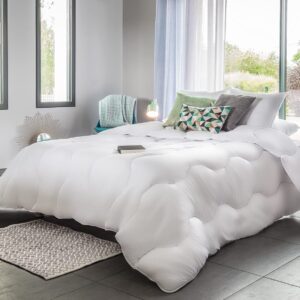 Kołdra ochronna Blanrêve Planete 300 g/m² 200x200 cm - Ekologiczna, Francuska Jakość