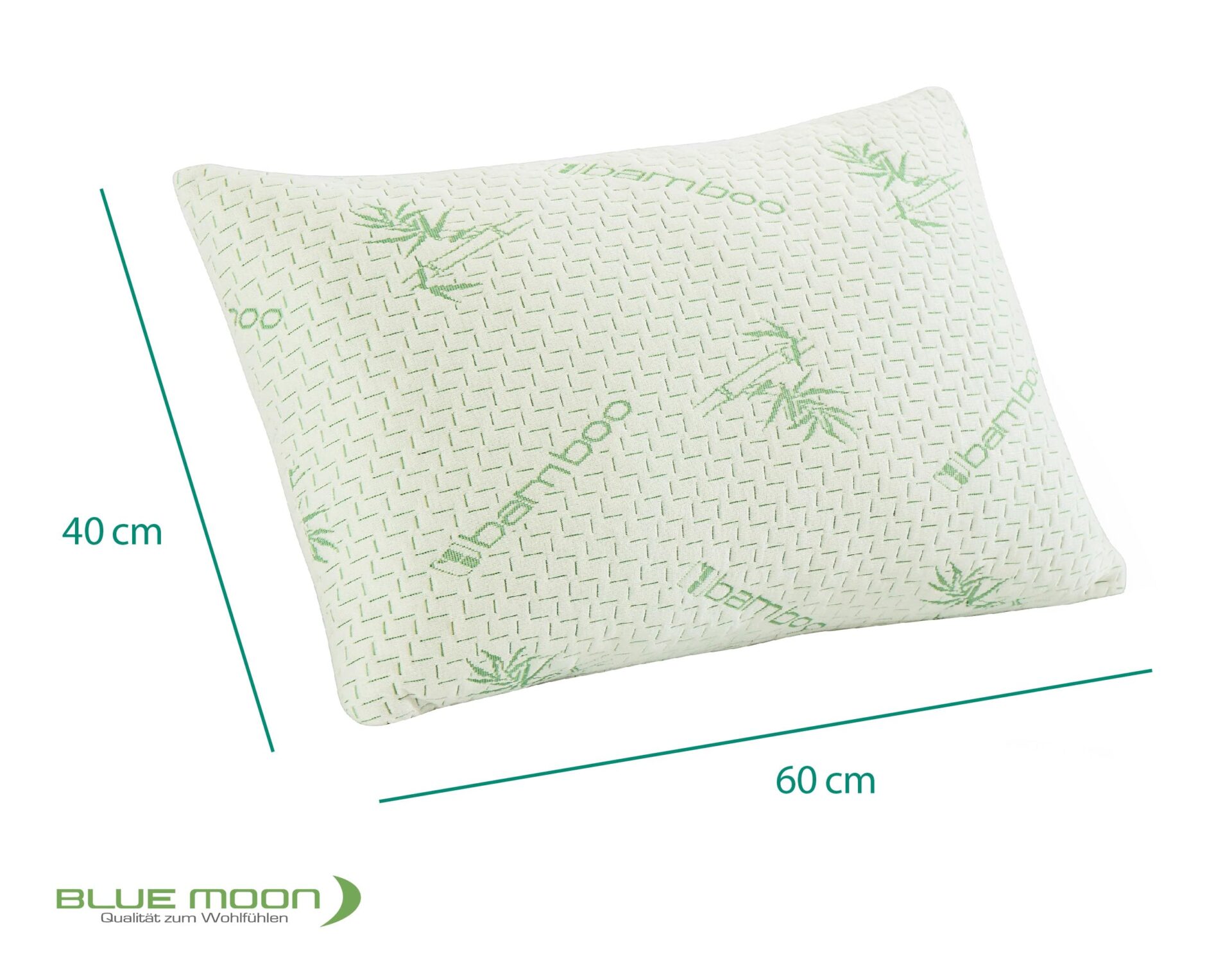 Poduszka bambusowa ortopedyczna poduszka pod kark poduszka z pianki z pamięcią kształtu antyalergiczna poduszka do spania hipoalergiczna zdejmowana poszewka z zamkiem błyskawicznym bambusowa - obrazek 2