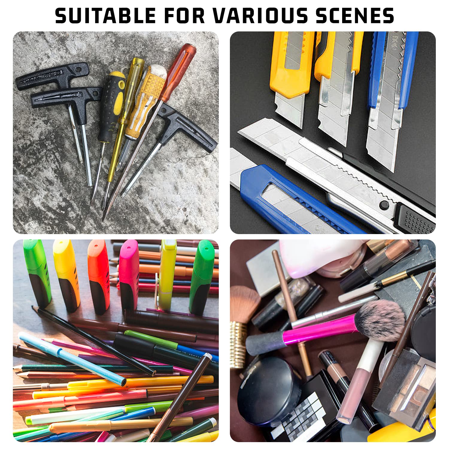 2 zestawy narzędzi z wodoszczelnymi torbami do przechowywania narzędzi (czarna zielona) - obrazek 3